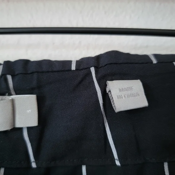 Vince Skinny Stripe Slit Culotte Wide Leg Palazzo Pants Size S - Picture 12 of 16